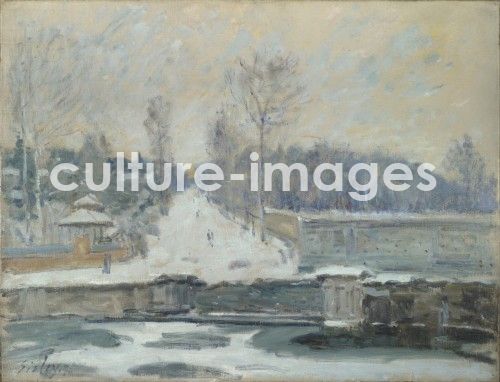 Alfred Sisley, Die Tränke bei Marly-le-Roi