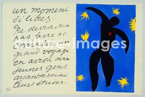 Henri Matisse, Ikarus von Serie Jazz