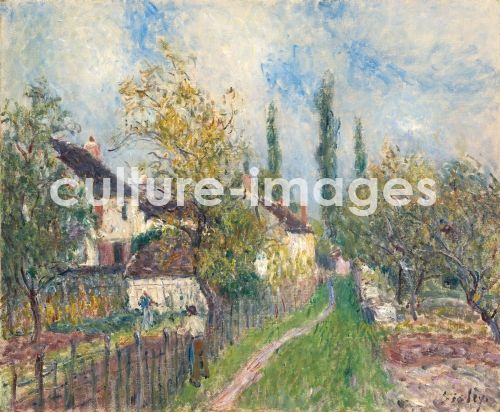 Alfred Sisley, Fußweg in Les Sablons