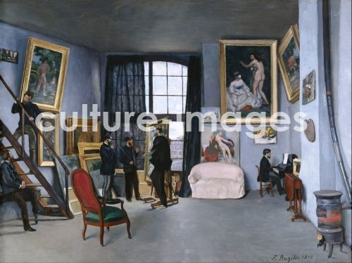 Frédéric Bazille, Das Atelier des Künstlers in der Rue de la Condamine