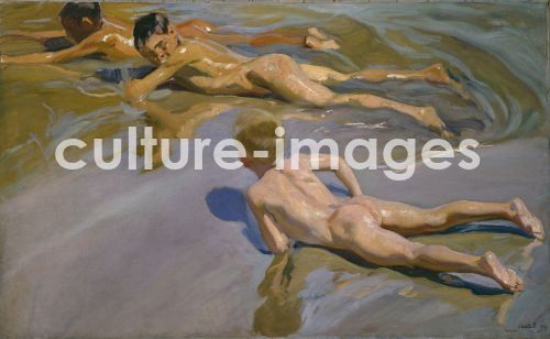 Joaquín Sorolla y Bastida, Knaben am Strand