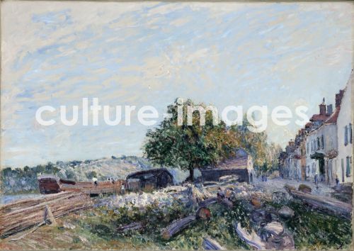 Alfred Sisley, Saint-Mammès. Morgen