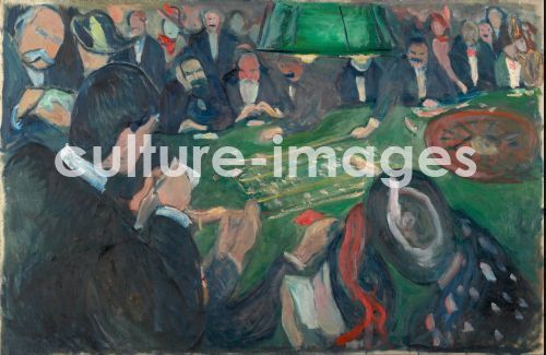 Edvard Munch, Am Roulettetisch in Monte Carlo