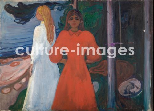 Edvard Munch, Rot und Weiss