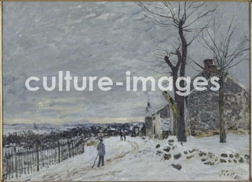 Alfred Sisley, Schnee in Veneux-Nadon