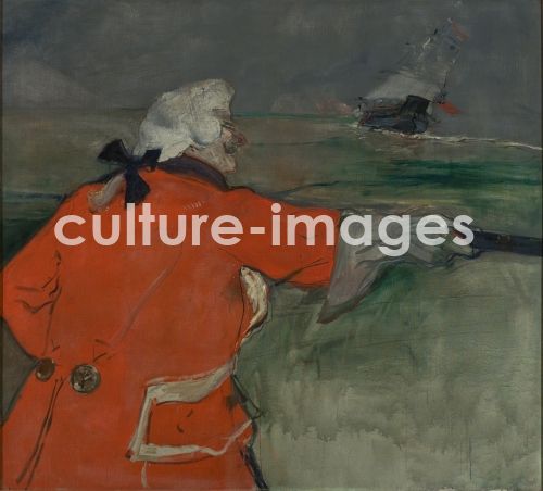 Henri Toulouse-Lautrec, Der Admiral Viaud oder Paul Viaud in einem Kostüm des Admirals