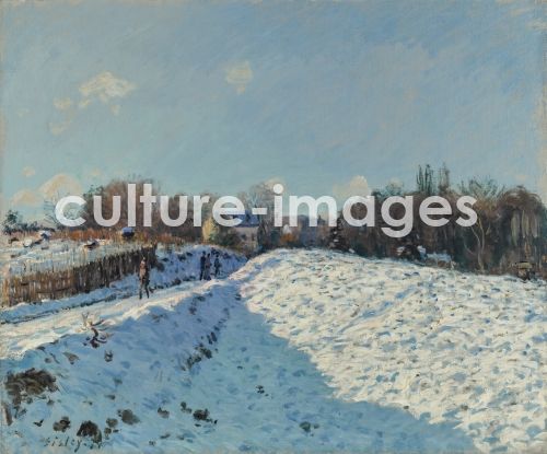 Alfred Sisley, La neige à Louveciennes