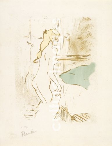 Henri Toulouse-Lautrec, Studie einer Frau