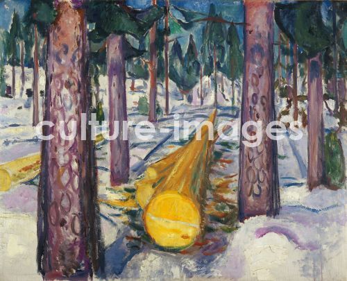 Edvard Munch, Der gelbe Baumstamm