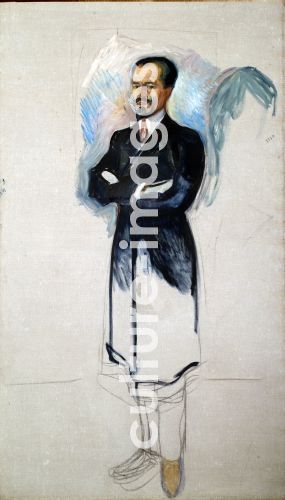 Edvard Munch, Porträt von Ernest Thiel (1859-1947)