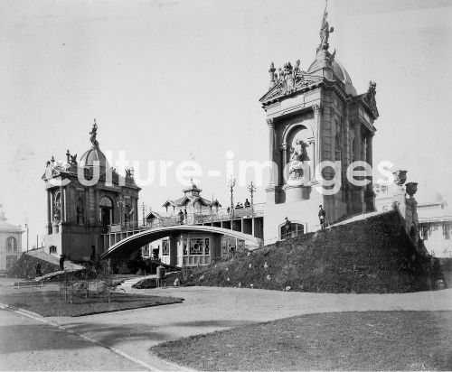 Maxim Petrowitsch Dmitriew, Die Allrussische Ausstellung in Nischni Nowgorod. Betonbrücke