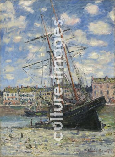 Claude Monet, Boot liegt bei Ebbe