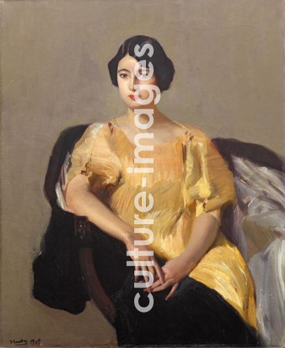 Joaquín Sorolla y Bastida, Elena im gelben Kleid