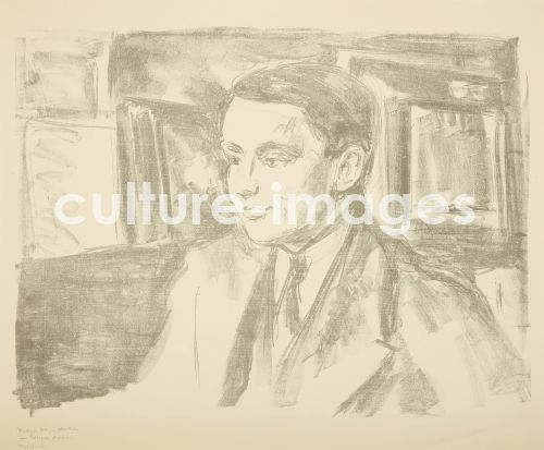 Edvard Munch, Bildnis Wolfgang Gurlitt