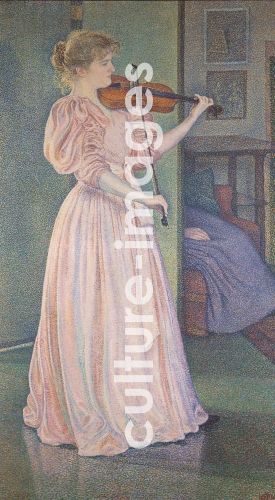 Théo van Rysselberghe, Porträt von Violinistin Irma Sèthe