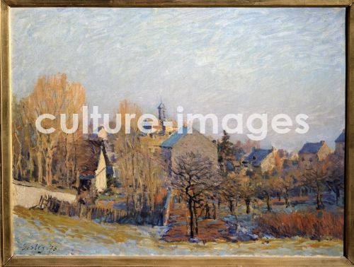 Alfred Sisley, Frost in Louveciennes, Sisley, Alfred (1839-1899)