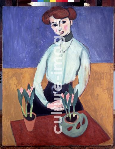 Henri Matisse, Junge Frau mit Tulpen (Jeanne Vaderin)