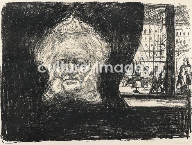 Edvard Munch, Henrik Ibsen im Café des Grand Hotel