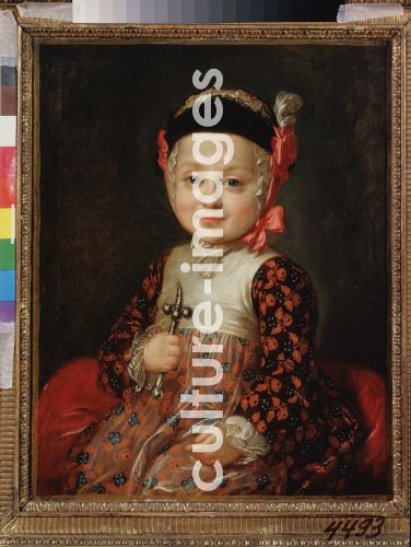 Fjodor Stepanowitsch Rokotow, Portrait of Alexei Bobrinsky as child (The illegitimate son of Empress Catherine II)