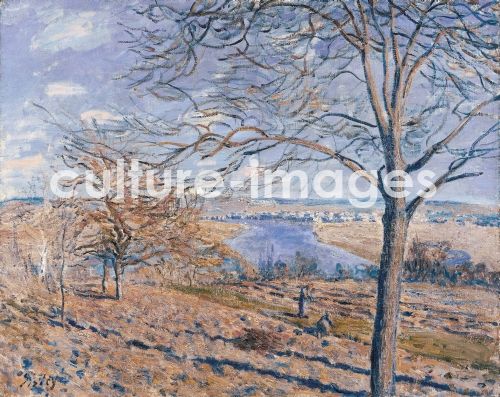 Alfred Sisley, Banks of the Loing - Autumn Effect