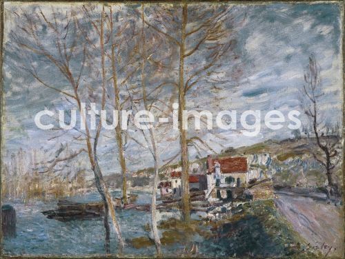 Alfred Sisley, Flood at Moret (Inondation à Moret)