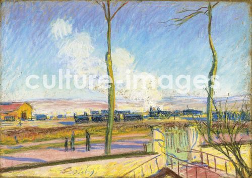 Alfred Sisley, La gare de marchandises