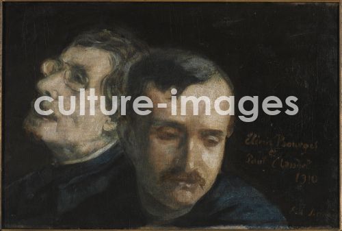 Émile Bernard, Double portrait of Paul Claudel and Élémir Bourges