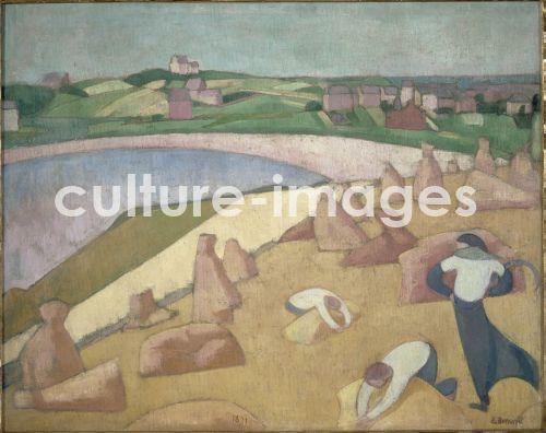 Émile Bernard, Harvest by the Sea