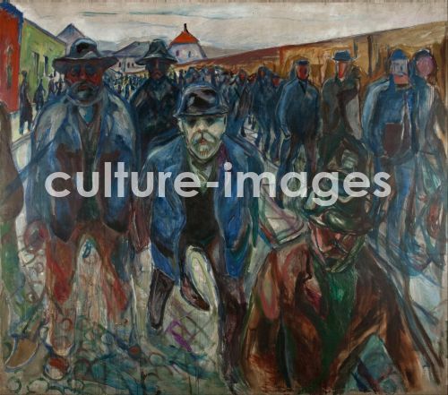 Edvard Munch, Workers on their Way Home