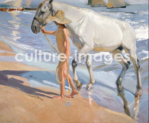 Joaquín Sorolla y Bastida, Bathing of a Horse