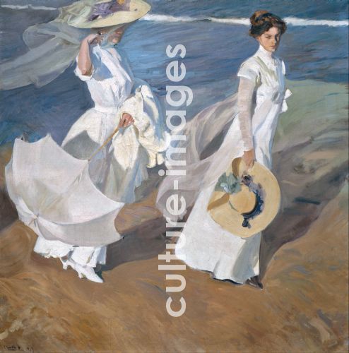 Joaquín Sorolla y Bastida, Strolling along the Seashore