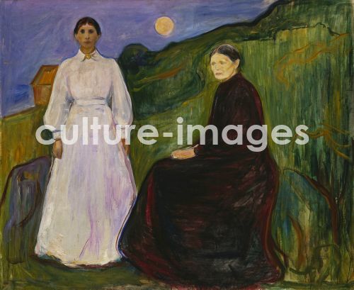 Edvard Munch, Mother and Daughter