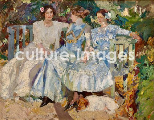 Joaquín Sorolla y Bastida, Mi mujer y mis hijas en el jardín (Meine Frau und Töchter im Garten)