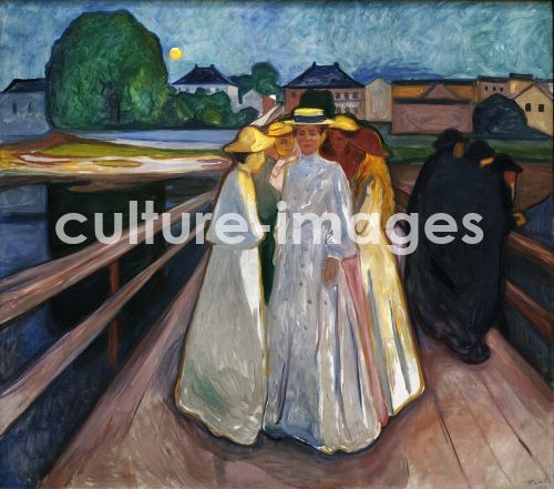 Edvard Munch, Auf der Brücke