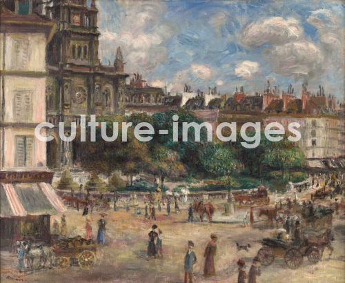 Pierre Renoir, Place de la Trinité in Paris