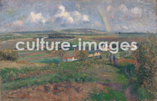 Camille Pissarro, The rainbow, Pontoise