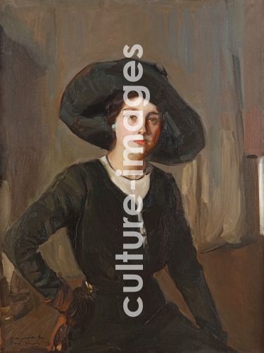 Joaquín Sorolla y Bastida, Elena in Black Hat