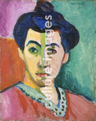 Henri Matisse, Portrait of Madame Matisse. The Green Line