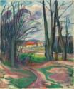 Edvard Munch, Munch, Edvard (1863-1944), Landschaft in Skoyen