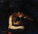 Edvard Munch, Munch, Edvard (1863-1944), Der Vampir (Liebe und Schmerz)