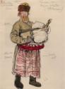 Alexander Nikolajewitsch Benois, Sbiten Seller. Costume design for the ballet Petrushka by I. Stravinsky