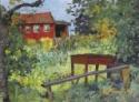 Edvard Munch, Garden with Red House