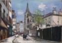 Maurice Utrillo, The Church of Saint-Séverin (Église Saint-Séverin), Paris