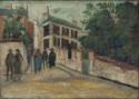 Maurice Utrillo, 12 rue Cortot, Montmartre