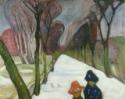 Edvard Munch, New Snow in the Avenue