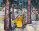 Edvard Munch, The Yellow Log