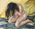 Edvard Munch, Kneeling Female Nude