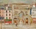 Maurice Utrillo, La Porte Saint-Martin à Paris