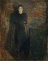 Edvard Munch, Frau in Schwarz