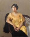 Joaquín Sorolla y Bastida, Elena in a Yellow Robe